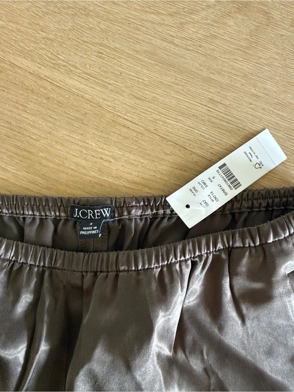 J Crew Cosmo pant in luster charmeuse